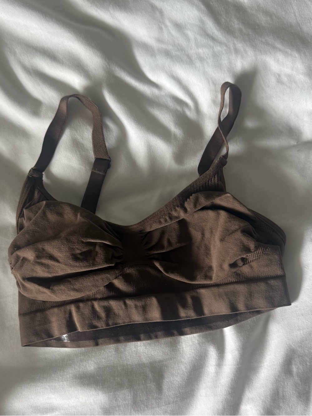 SKIMS Brown Wireless Bralette